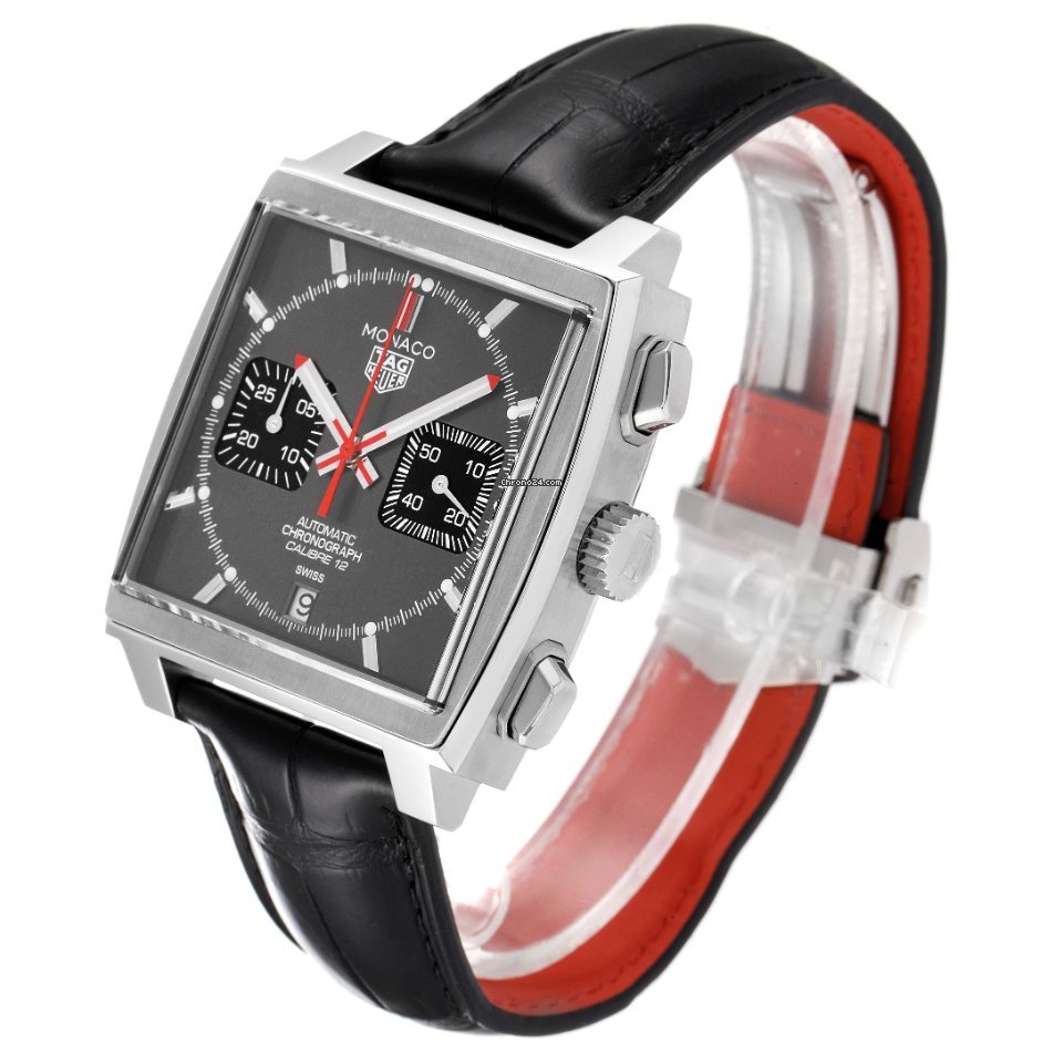 IMG_9081 TAG Heuer Monaco Mens watch Unisex Automatic Steel CAW211J.FC6476 Replica 5