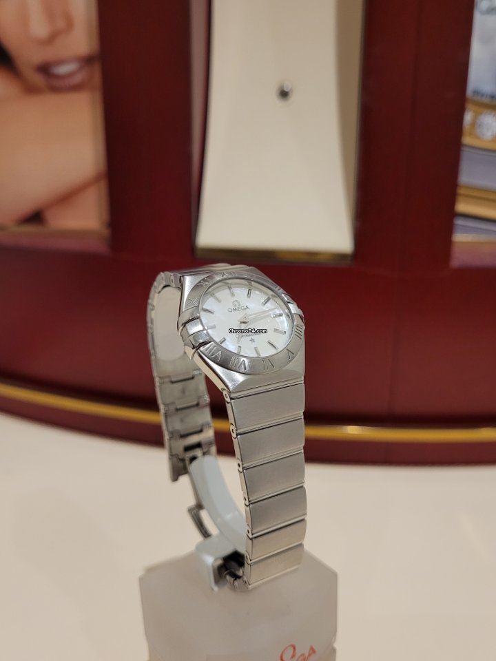 IMG_9081 Omega Constellation Quartz Womens watch Quartz Steel 123.10.27.60.05.001 Replica 5