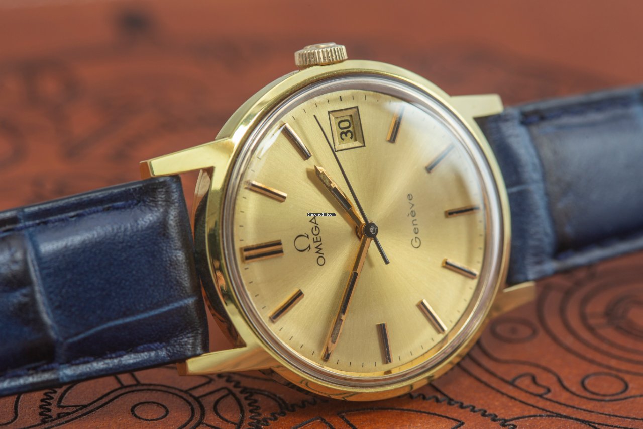 IMG_9081 Omega Geneve Mens watch Unisex Manual winding Gold Steel 166.0117 Replica 5