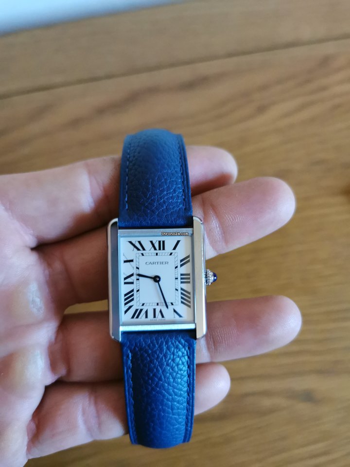 IMG_9081 Cartier Tank Solo Quartz Steel WSTA0028 Replica 5