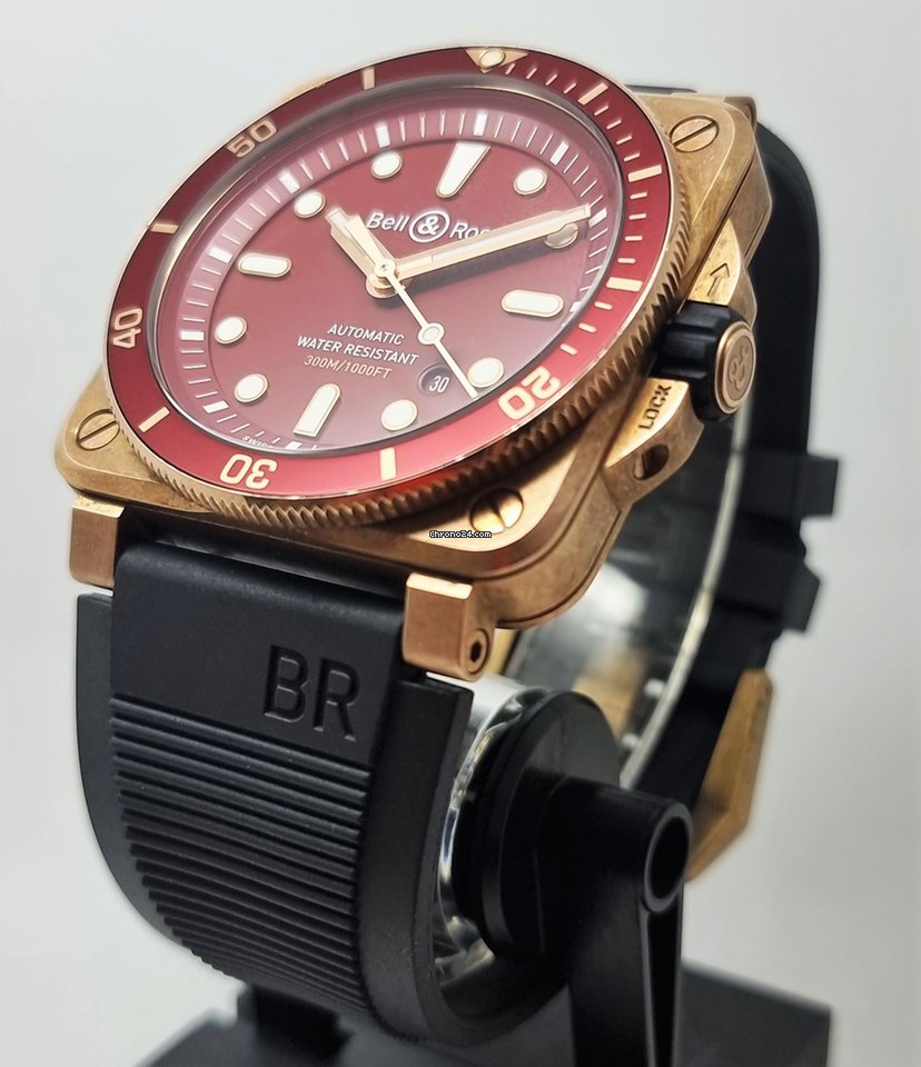 IMG_9081 Bell & Ross BR 03 Mens watch Unisex Automatic Bronze BR0392-D-R-BR SCA Replica 5