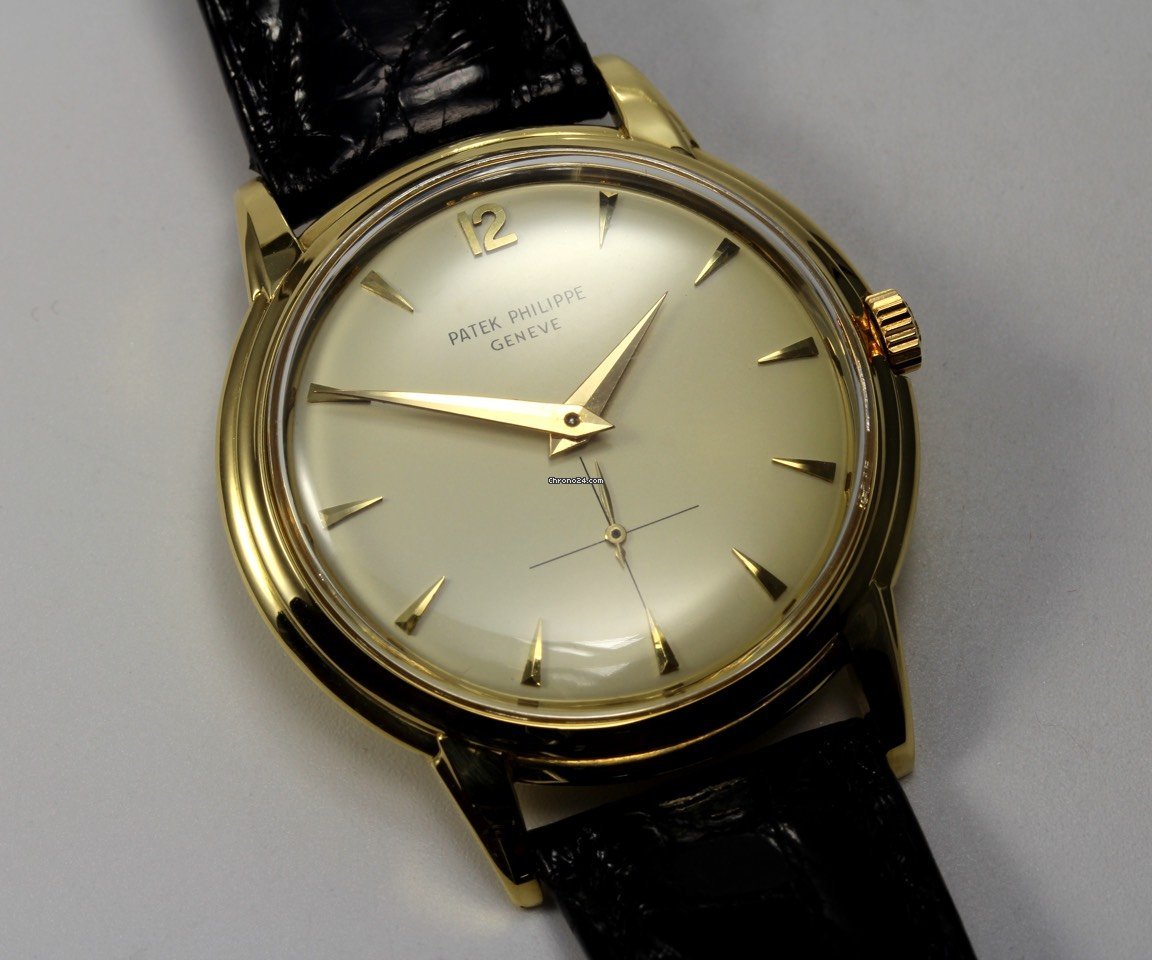 IMG_9081 Patek Philippe Calatrava Mens watch Unisex Manual winding Yellow gold 2525 Replica 5