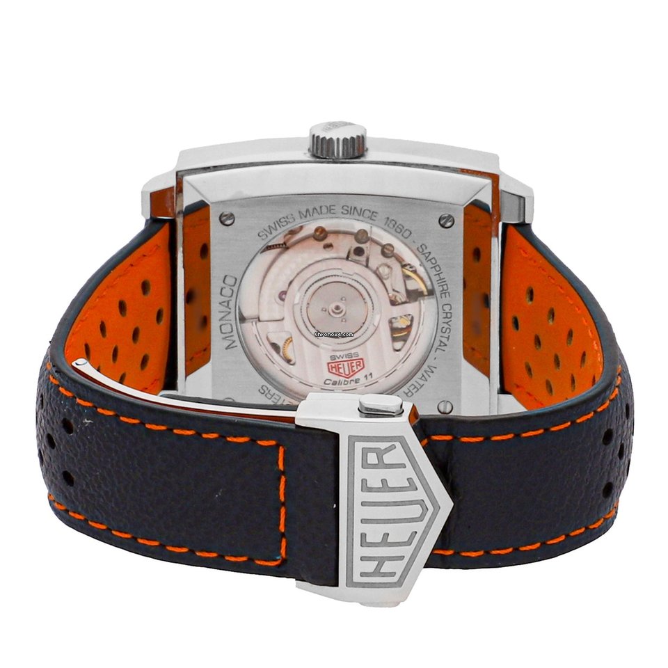 IMG_9081 TAG Heuer Monaco Calibre 11 Mens watch Unisex Automatic Steel CAW211R.FC6401 Replica 5