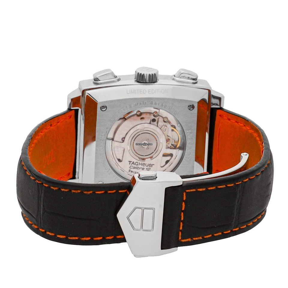 IMG_9081 TAG Heuer Monaco Calibre 12 Mens watch Unisex Automatic Steel CAW211K.FC6311 Replica 5