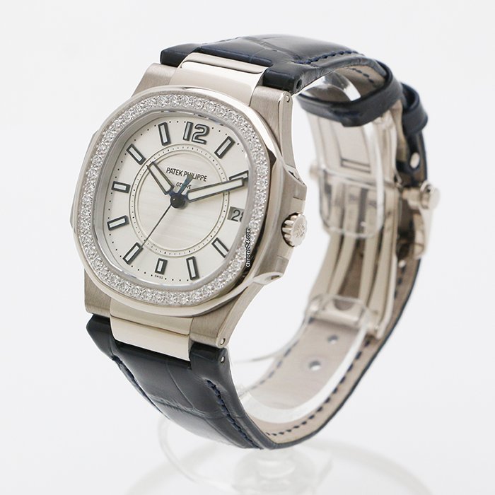 IMG_9081 Patek Philippe Nautilus Quartz White gold 7010G-001 Replica 5