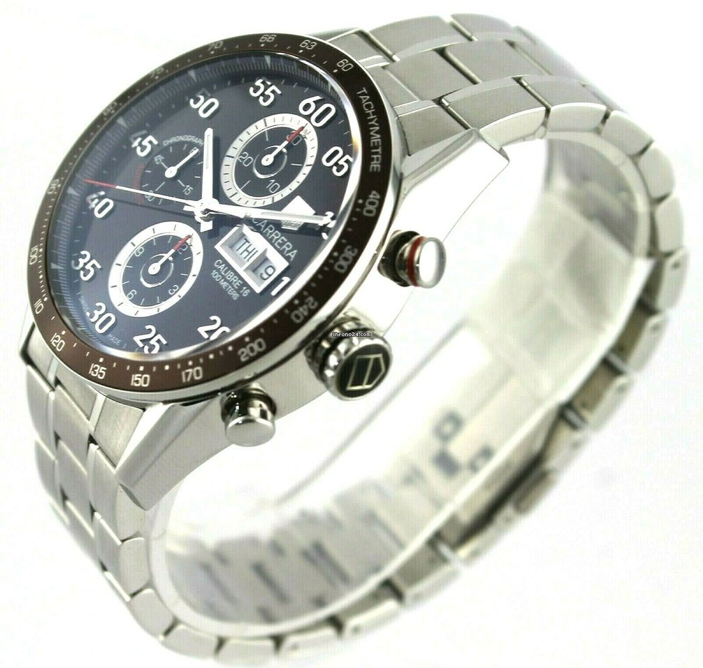 IMG_9081 TAG Heuer Carrera Calibre 16 Automatic Steel CV2A12, Replica 5