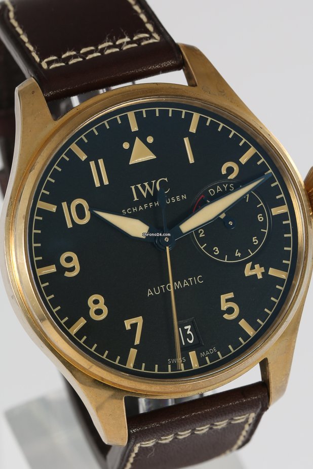IMG_9081 IWC Big Pilot Mens watch Unisex Automatic Bronze IW501005 Replica 5