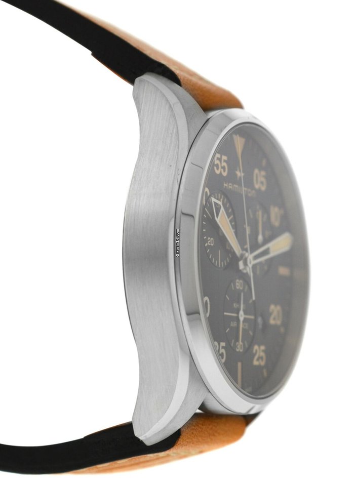 Hamilton Khaki Pilot Mens watch Unisex Quartz Steel H76722531 Replica 5