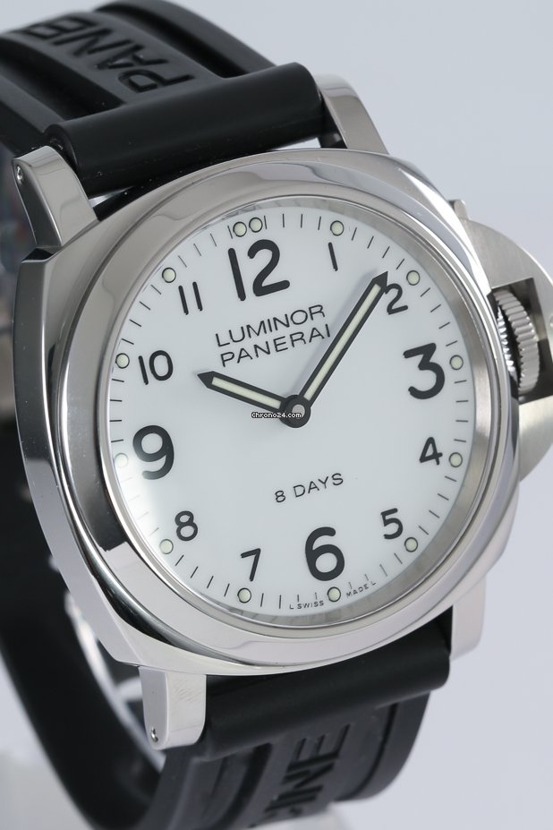 IMG_9081 Panerai Luminor Base 8 Days Mens watch Unisex Manual winding Steel PAM 00561 Replica 5