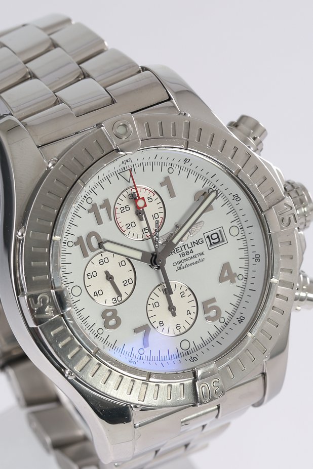 IMG_9081 Breitling Super Avenger Mens watch Unisex Automatic Steel A1337011 A660 Replica 5