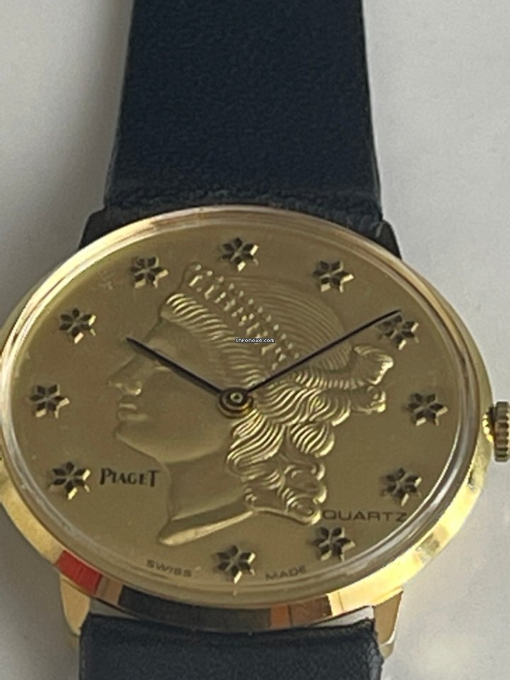Piaget Mens watch Unisex Quartz Yellow gold 3350 Replica 5