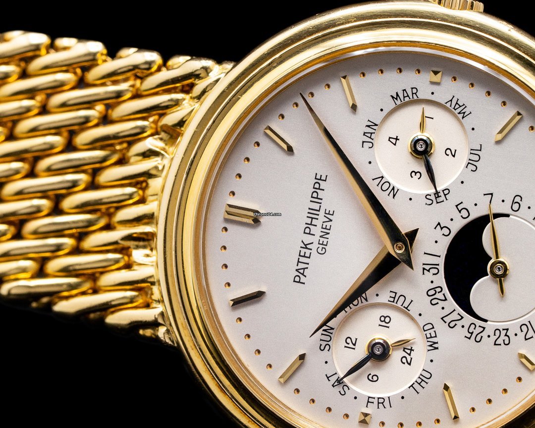 IMG_9081 Patek Philippe Mens watch Unisex Automatic Yellow gold 3945 1 Replica 5