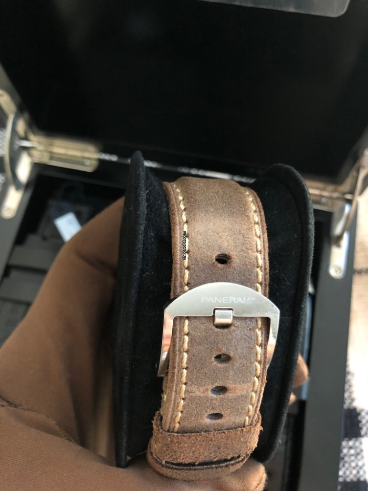 IMG_9081 Panerai Luminor Marina Mens watch Unisex Manual winding Steel OP6518 Replica 5