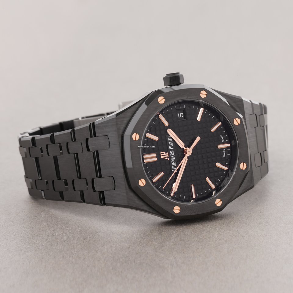 IMG_9081 Audemars Piguet Royal Oak Mens watch Unisex Automatic Ceramic 77350CE.OO.1266CE.01 Replica 5