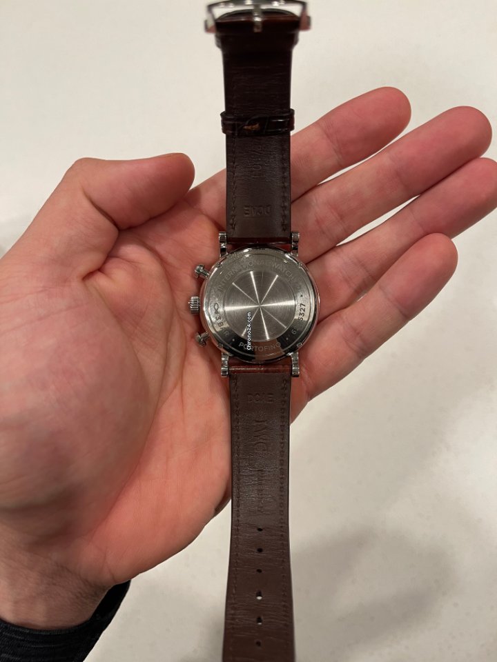 IWC Portofino Chronograph Mens watch Unisex Automatic Steel IW391404 Replica 5
