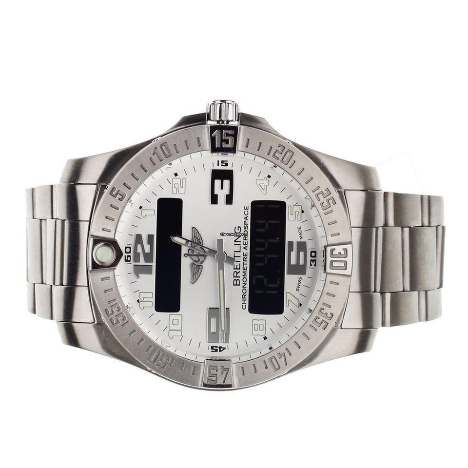 IMG_9081 Breitling Aerospace EVO Mens watch Unisex Quartz Titanium E79363 Replica 5