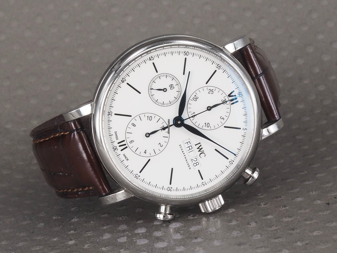 IMG_9081 IWC Portofino Chronograph Mens watch Unisex Automatic Steel IW391024 Replica 5