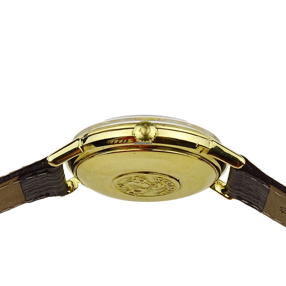 IMG_9081 Omega Seamaster DeVille Mens watch Unisex Automatic Yellow gold 165 6-5020 Replica 5