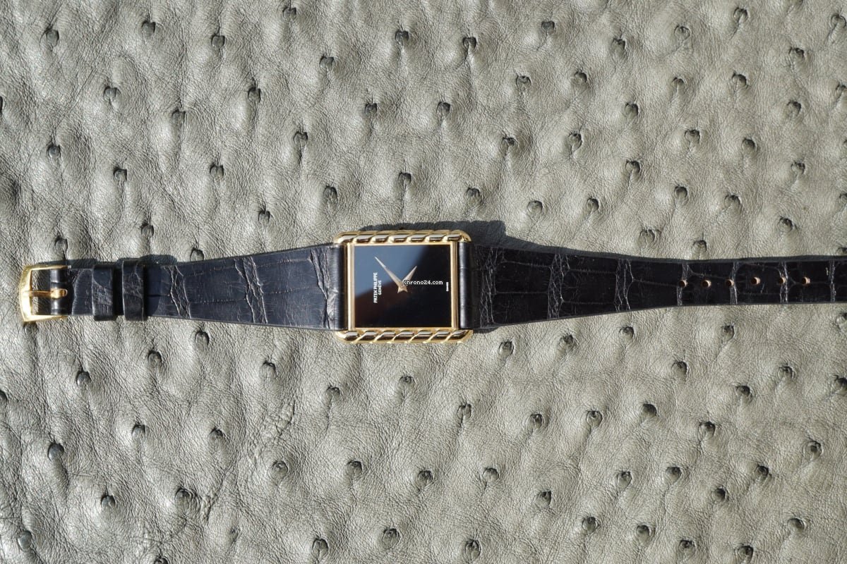 IMG_9081 Patek Philippe Gondolo Womens watch Manual winding Yellow gold 4386 Replica 5