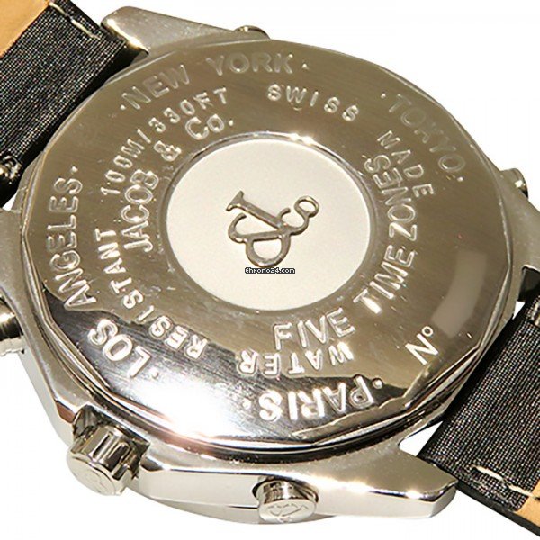 IMG_9081 Jacob & Co. Five Time Zone Quartz Steel JC-47STQ Replica 5