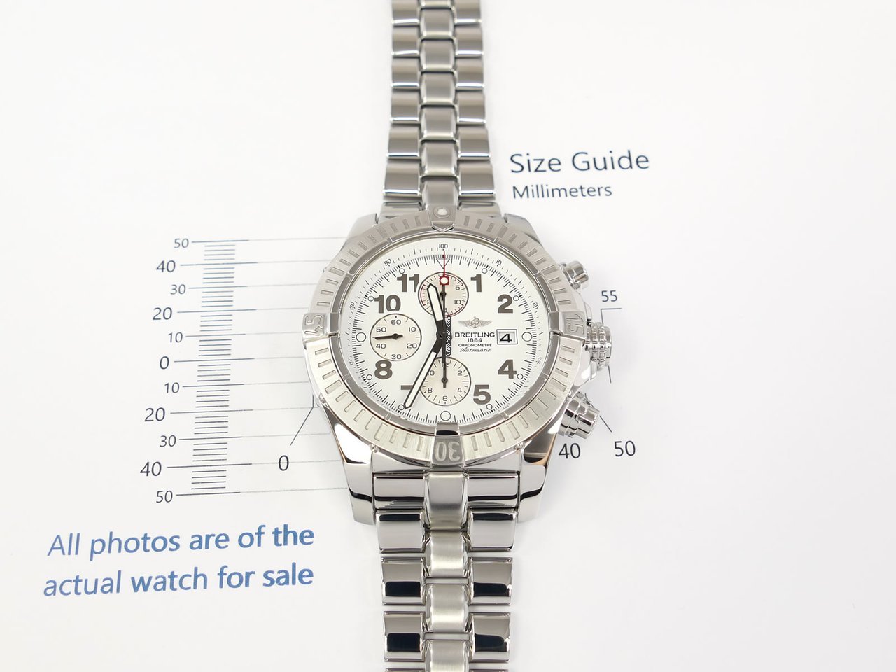 Breitling Super Avenger Mens watch Unisex Automatic Steel A1337011 Replica 5