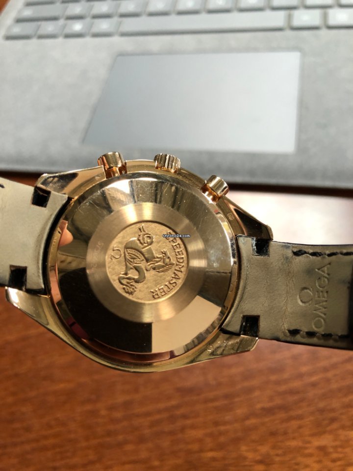 IMG_9081 Omega Speedmaster Day Date Mens watch Unisex Automatic Rose gold 1750084 Replica 5
