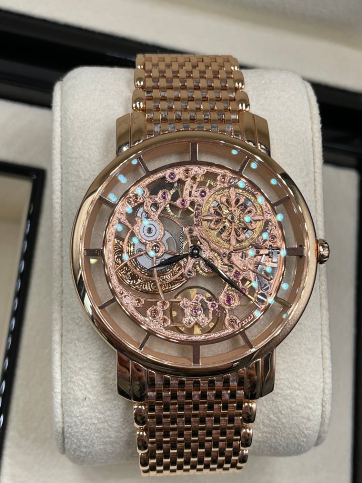 IMG_9081 Patek Philippe Complications Mens watch Unisex Automatic Rose gold 5180 1R-001 Replica 5