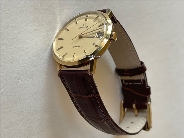 Omega Geneve Mens watch Unisex Manual winding Yellow gold 132 051 Replica 5