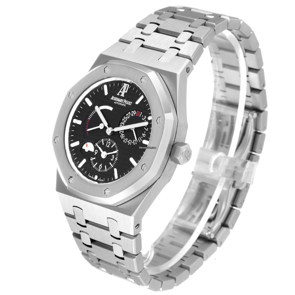 IMG_9081 Audemars Piguet Royal Oak Dual Time Mens watch Unisex Automatic 26120ST.00.1220ST.03 Replica 5