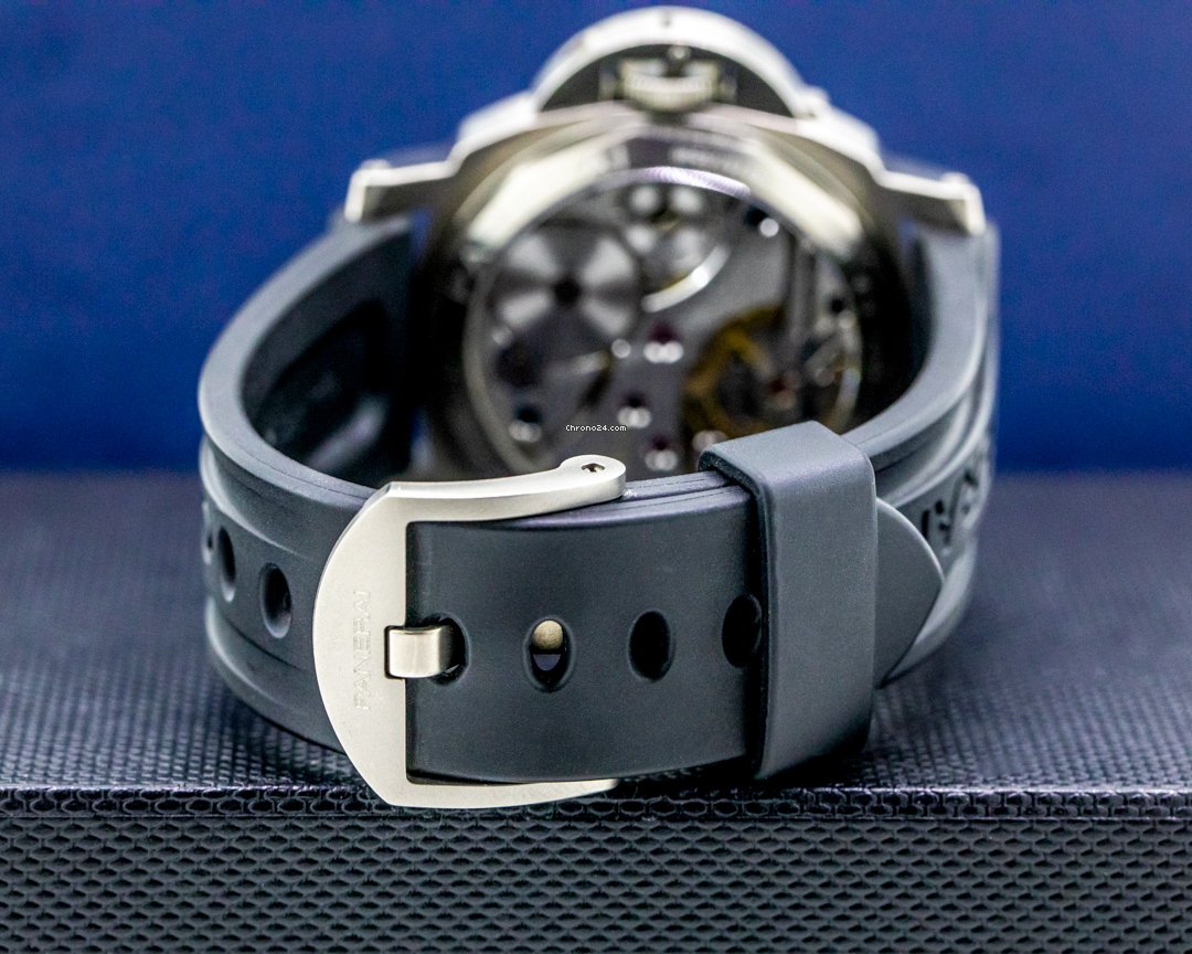 IMG_9081 Panerai Luminor Marina Mens watch Unisex Manual winding Titanium PAM00118 Replica 5