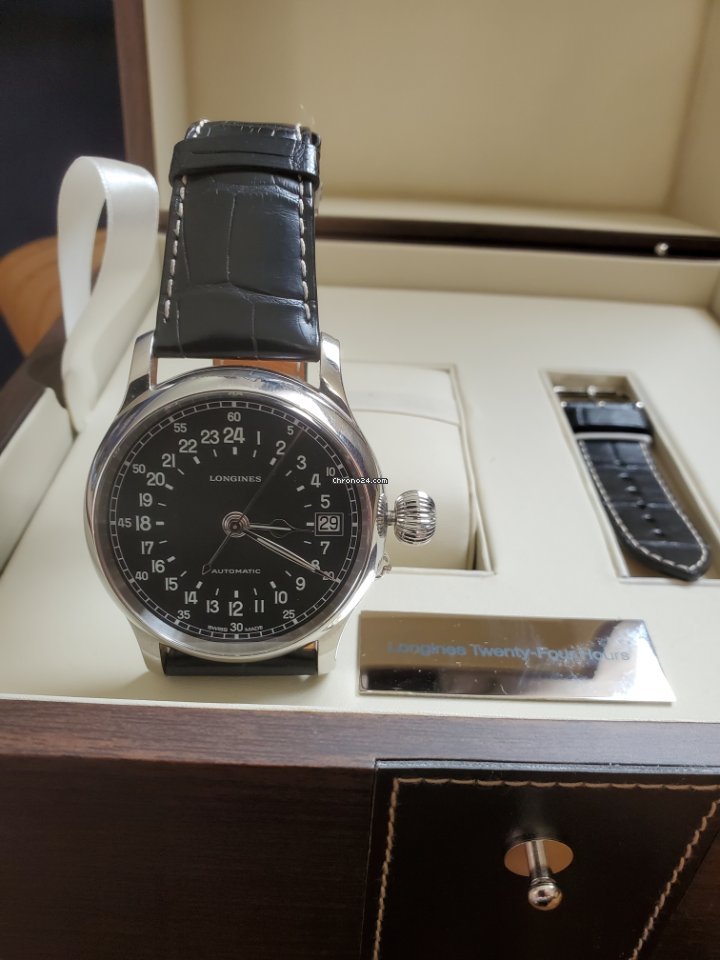IMG_9081 Longines Twenty-Four Hours Mens watch Unisex Automatic Steel L2.751.4.53.4 Replica 5