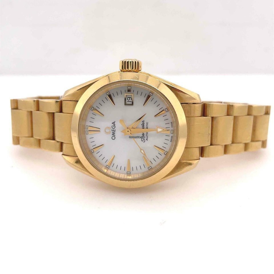 Omega Seamaster Aqua Terra Automatic Yellow gold 566 1110 Replica 5