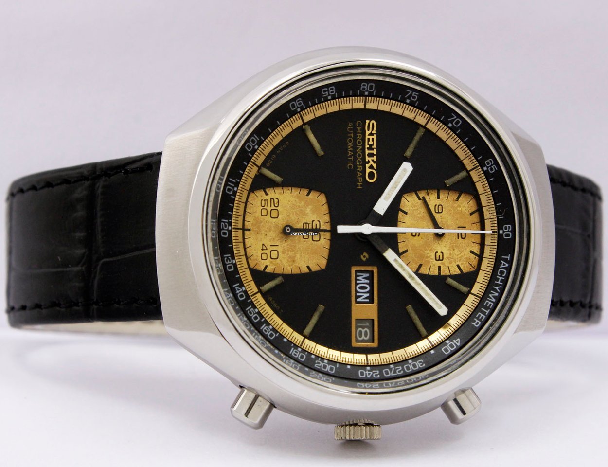 Seiko Mens watch Unisex Automatic Steel 6138-8030 Replica 5