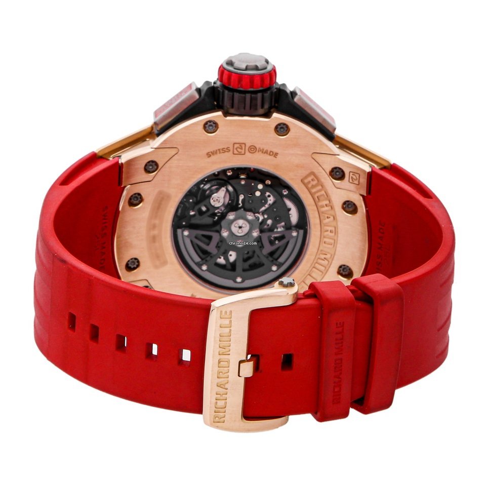 IMG_9081 Richard Mille RM 032 Mens watch Unisex Automatic Rose gold RM 032 RG Replica 5