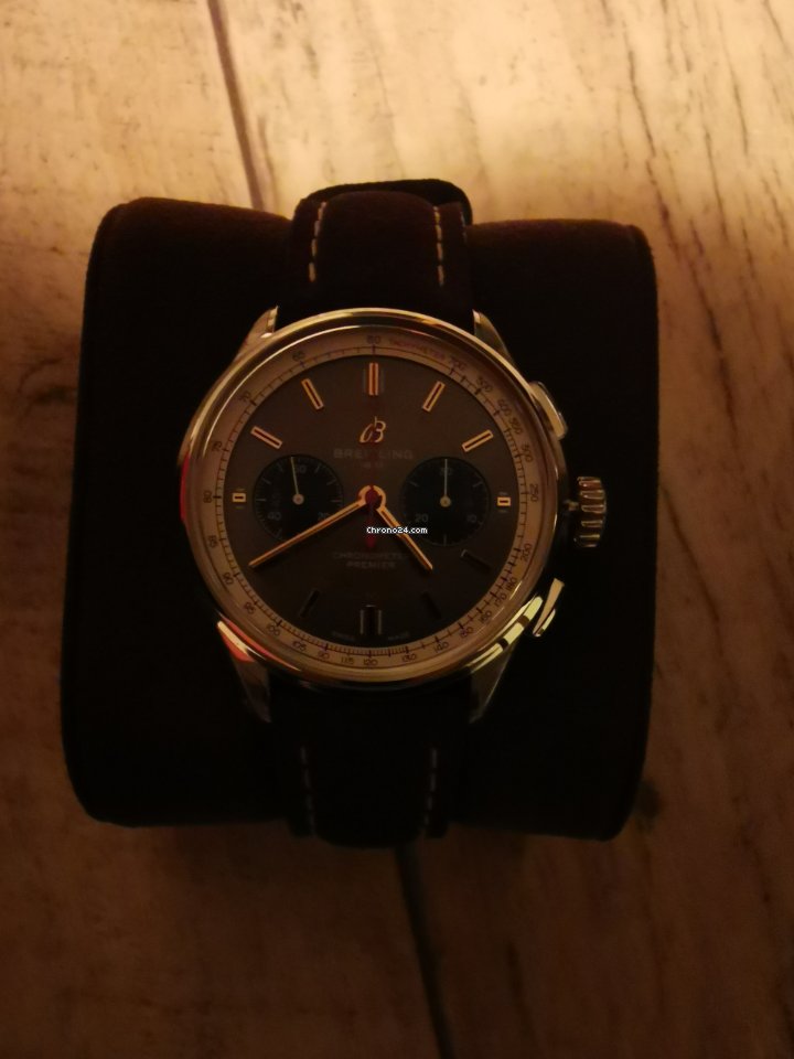 Breitling Mens watch Unisex Automatic Steel AB0118A31B1X2 Replica 5