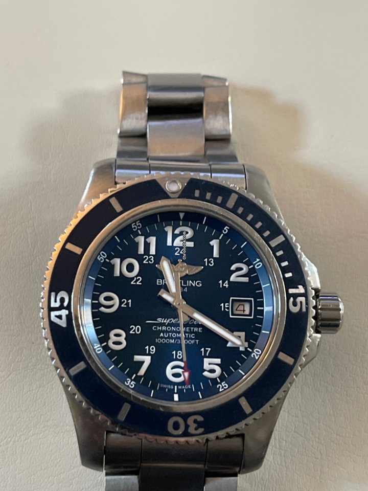 IMG_9081 Breitling Superocean II 44 Mens watch Unisex Automatic Steel A17392D8 C910-162A Replica 5