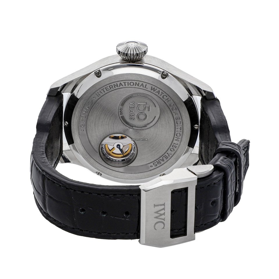 IMG_9081 IWC Big Pilot Mens watch Unisex Manual winding Steel IW5105-03 Replica 5