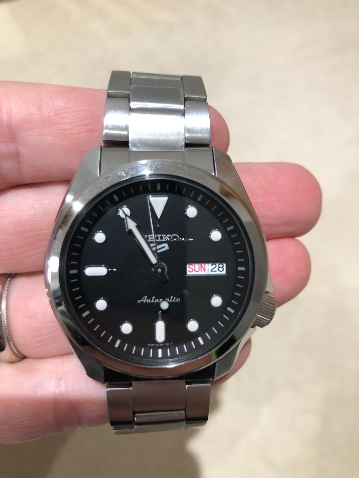 Seiko 5 Sports Mens watch Unisex Automatic Steel SRPE55K1 Replica 5