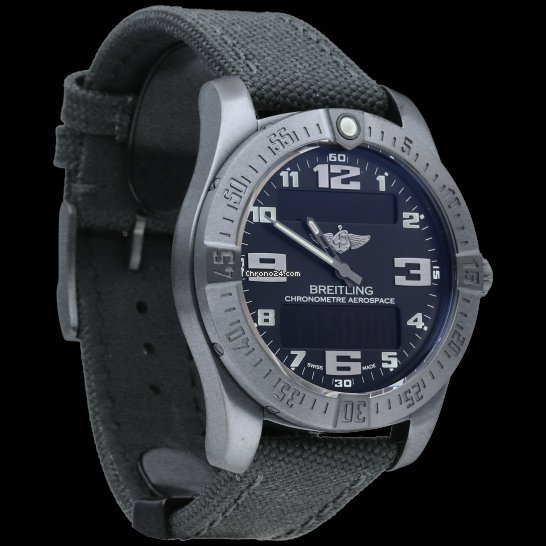 IMG_9081 Breitling Aerospace EVO Mens watch Unisex Quartz Titanium E79363101B1W1 Replica 5