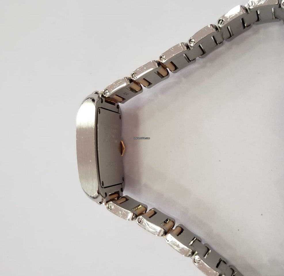 Cartier Tank Anglaise Womens watch Quartz Gold Steel 3485 Replica 5