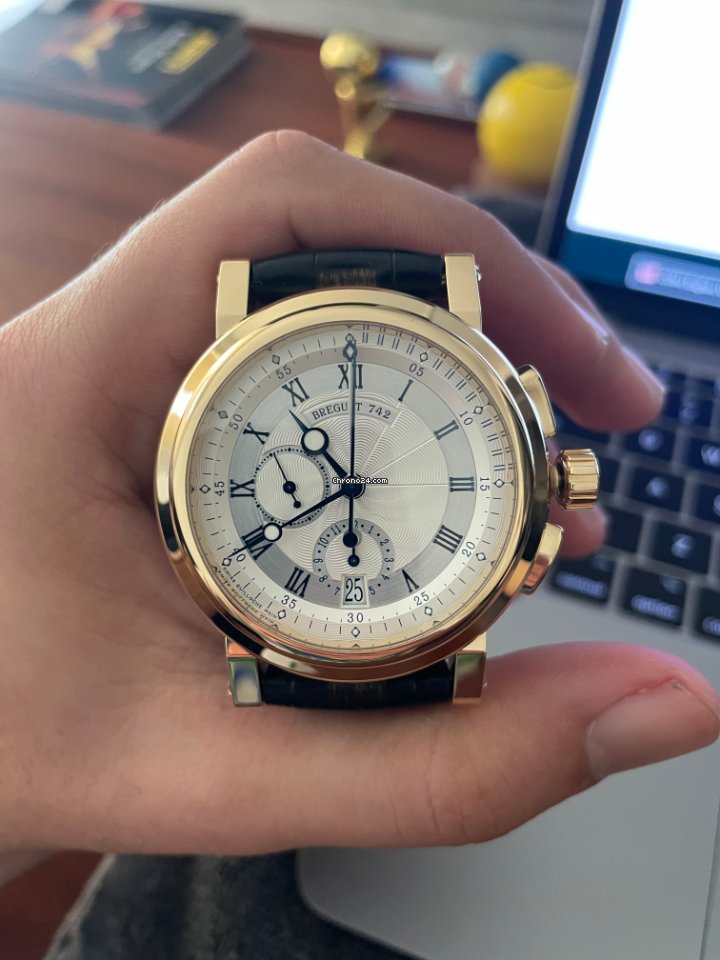 IMG_9081 Breguet Marine Mens watch Unisex Automatic Yellow gold 5827BA 12 9Z8 Replica 5