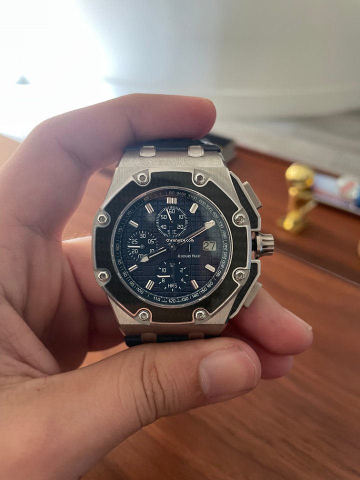 Audemars Piguet Royal Oak Offshore Chronograph Mens watch Unisex Automatic Platinum 26030PO.OO.D001IN.01 Replica 5