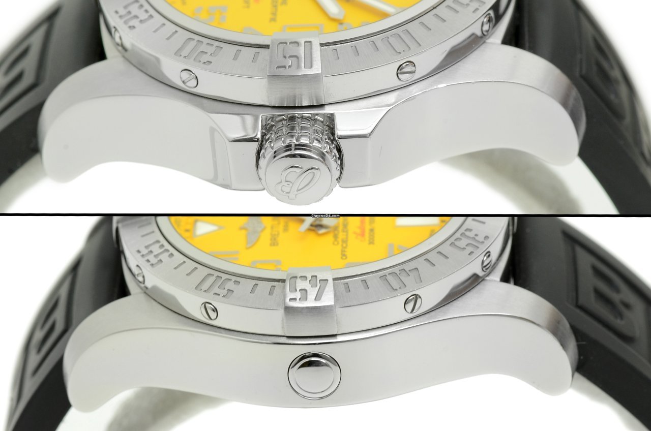 IMG_9081 Breitling Avenger II Seawolf Mens watch Unisex Automatic Steel A1733110 I519 Replica 5