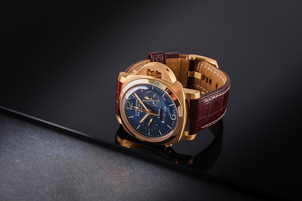 IMG_9081 Panerai Special Editions Mens watch Unisex Manual winding Rose gold PAM00277 Replica 5