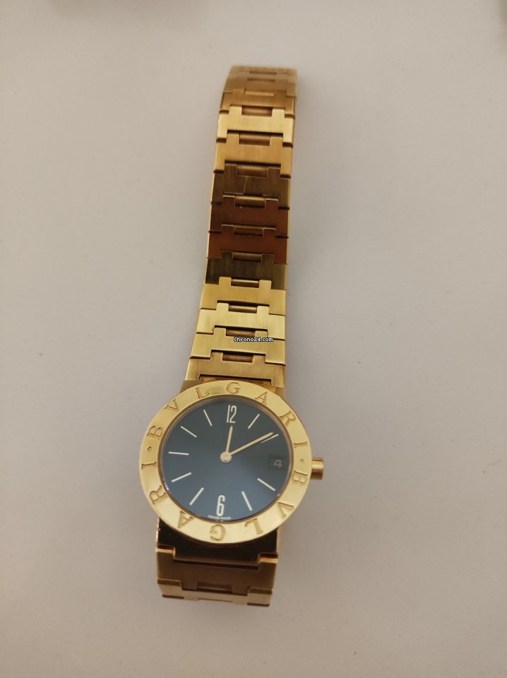 Bulgari Mens watch Unisex Quartz Yellow gold F 66592 Replica 5