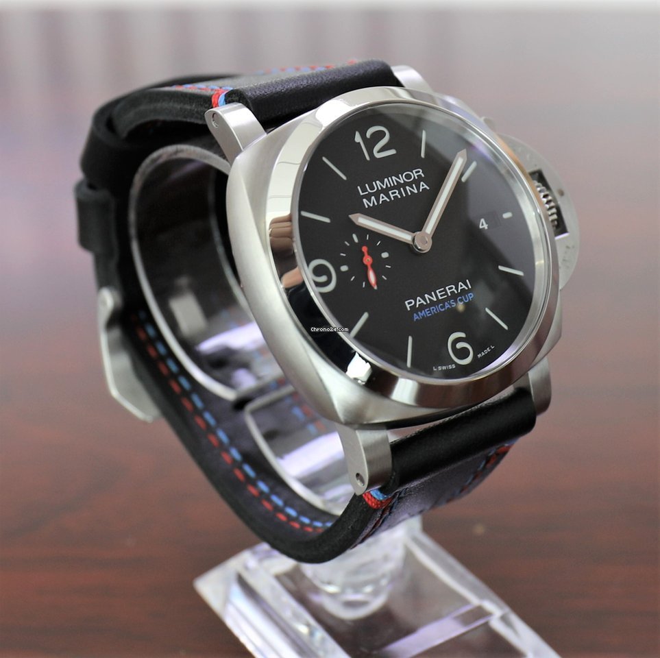 IMG_9081 Panerai Luminor 1950 Mens watch Unisex Automatic Steel PAM 00727 Replica 5