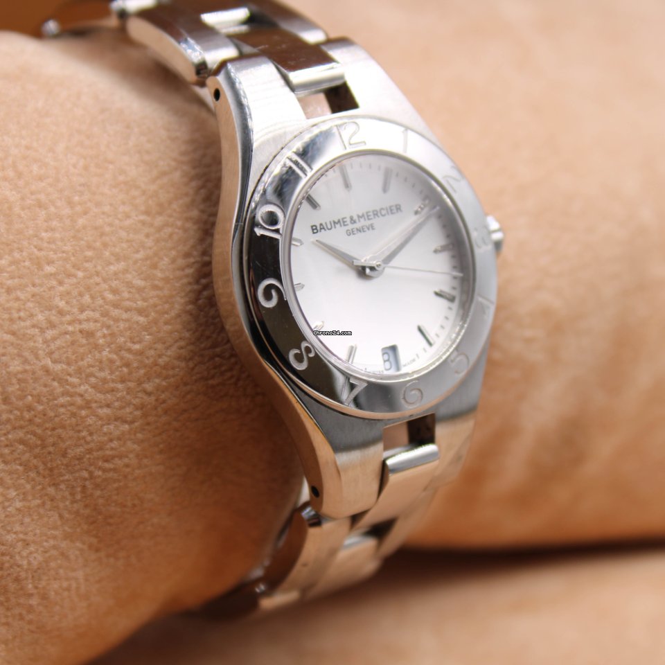 IMG_9081 Baume & Mercier Linea Womens watch Quartz Steel M0A10009 Replica 5