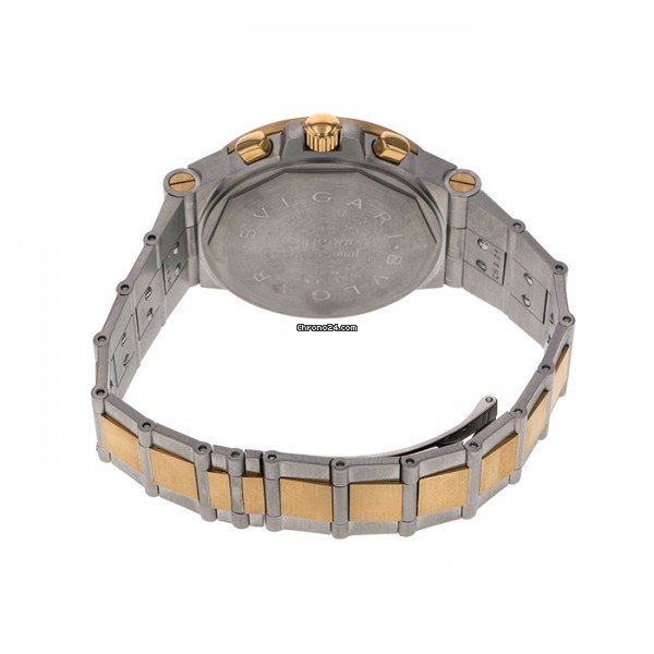IMG_9081 Bulgari Diagono Automatic Gold Steel CH40SGDTA Replica 5