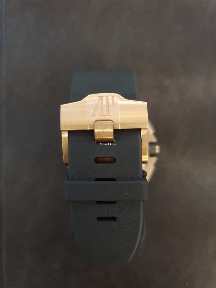 IMG_9081 Audemars Piguet Royal Oak Offshore Mens watch Unisex Automatic Rose gold 26416RO.OO.A002CA.01 Replica 5