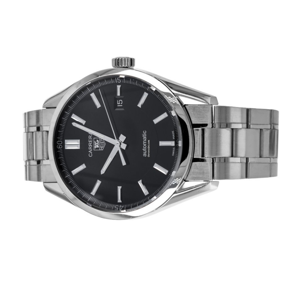 IMG_9081 TAG Heuer Carrera Calibre 5 Mens watch Unisex Automatic Steel WV211B Replica 5
